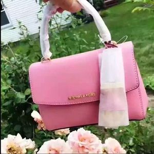 MK Ava Extra-Small Leather Crossbody